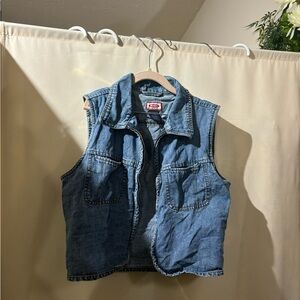 Buffalo denim vest xs - s